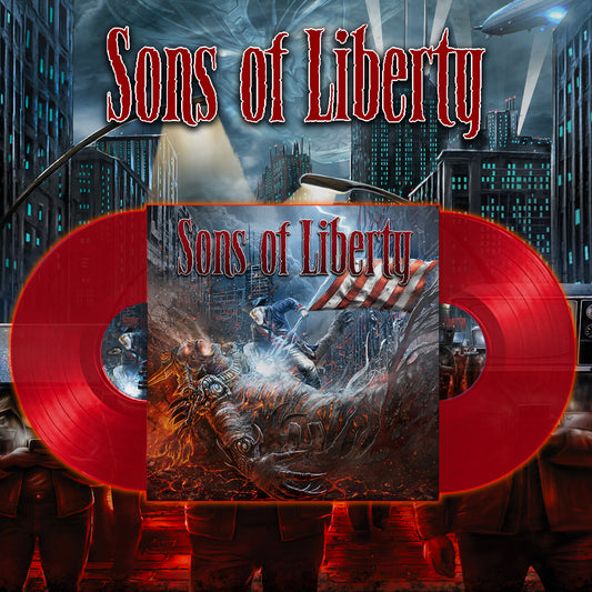 LIMITED TO 500 WORLDWIDE - Sons of Liberty (Thought Crimes Volumes 1 & 2) Vinyl - Transparent Red
